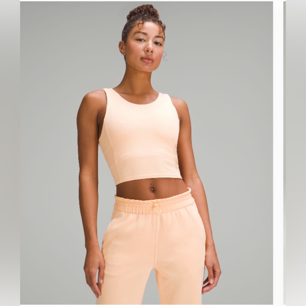 Lululemon Ribbed Softstreme Cropped Tank Top